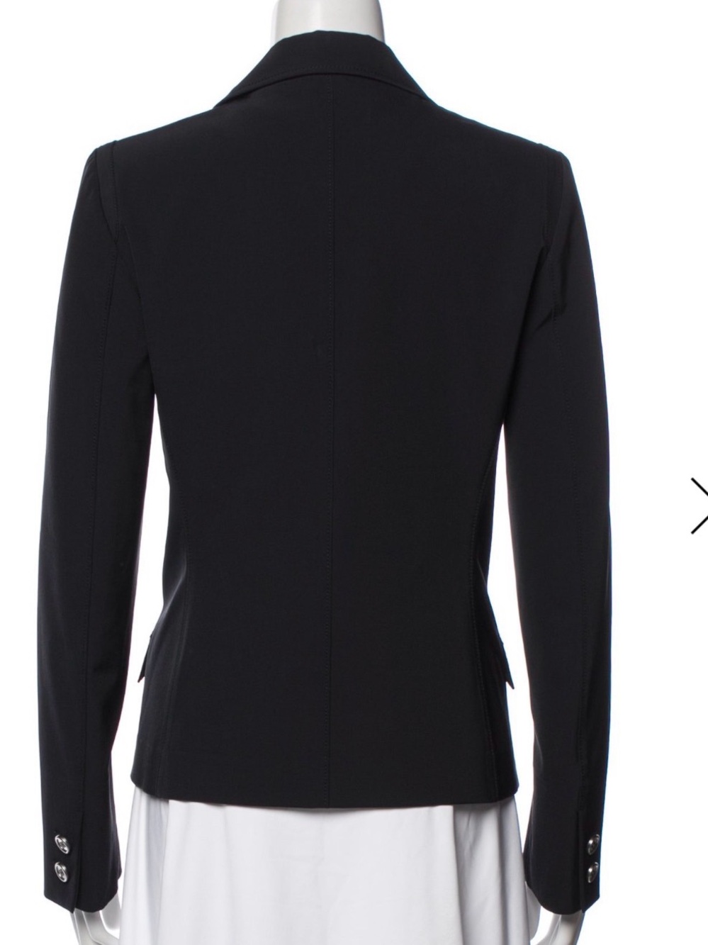Prada Black Tailored Women's Blazer Jacket - Picture 2 of 5